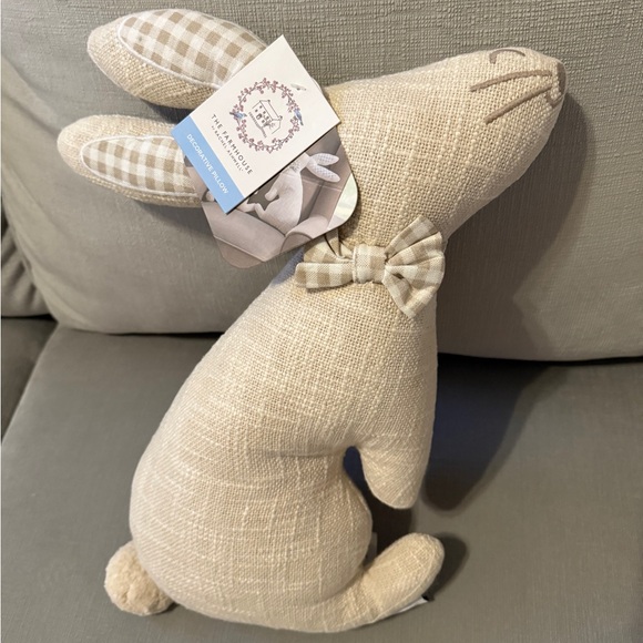 Cream Bunny Accent Pillow - NWT - Picture 2 of 16